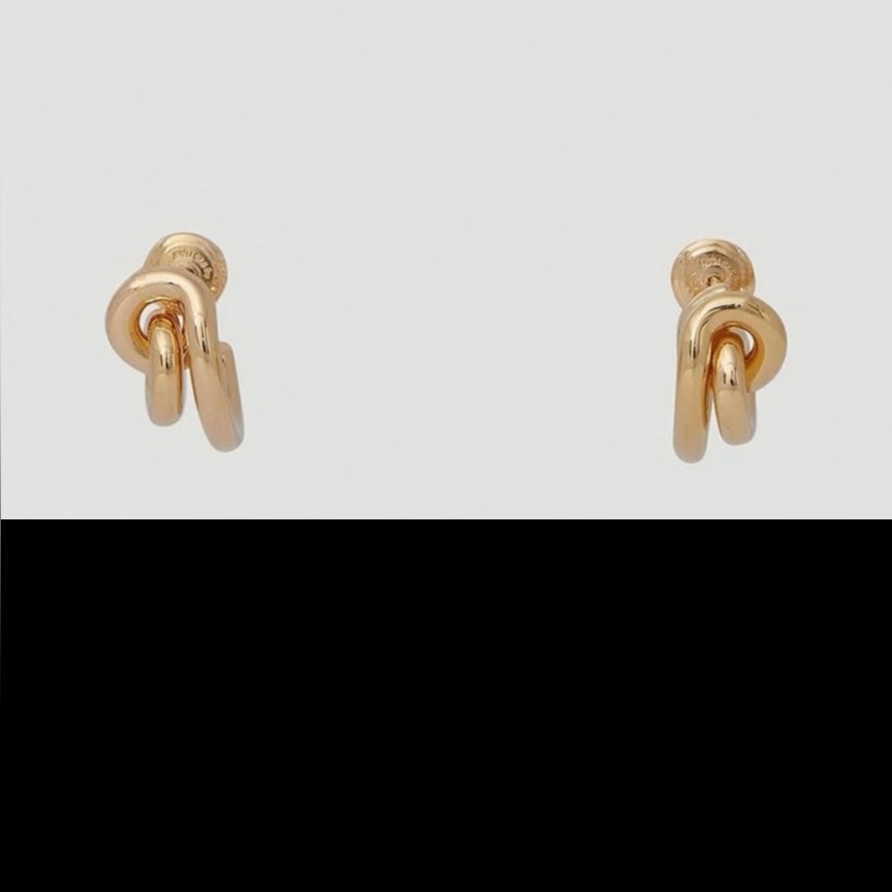 Bottega Veneta Twisted Knot Stud Earrings - Picture 4 of 4